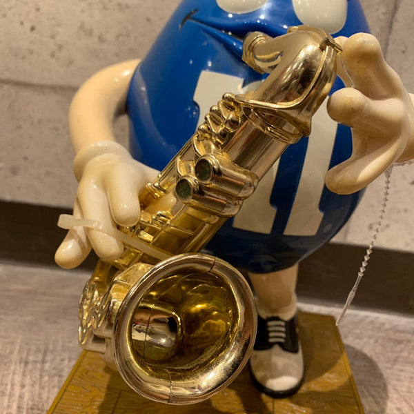 M &M's ブルー サックス ディスペンサー フィギュア アメトイ