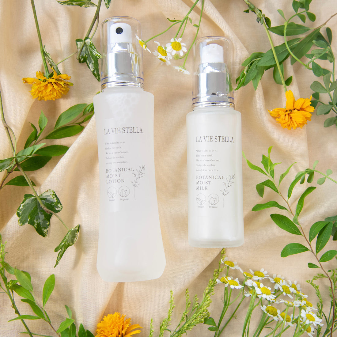ラヴィステラ公式】ボタニカルモイストミルク（乳液）,オーガニック