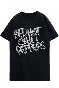 RED HOT CHILI PEPPERS バンドTシャツ ユニセックス: Octopus - BLACK