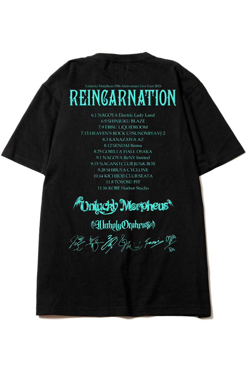 Unlucky Morpheus 「REINCARNATION」 ツアーTシャツ / ロック