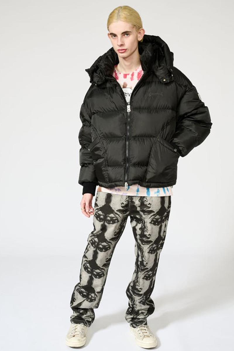 SUPPLIER (サプライヤー) DETACHABLE HOOD PUFFER BLACK / ロック