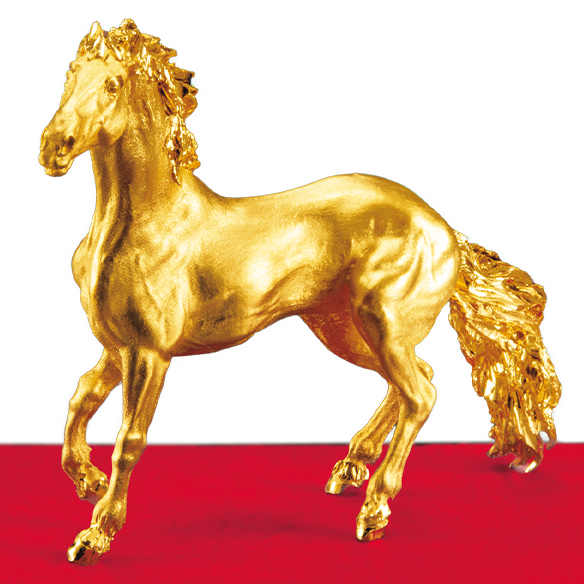 純金置物 「馬」 | 高品質 金・プラチナ