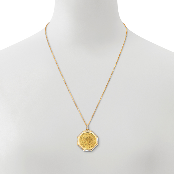 ウィーン金貨ハーモニー 1/4オンス ダイヤモンド ペンダント | 高品質