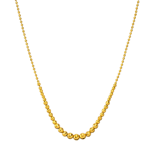 ファセット ミラクル〕純金 ネックレス 42cm | 高品質 金・プラチナ