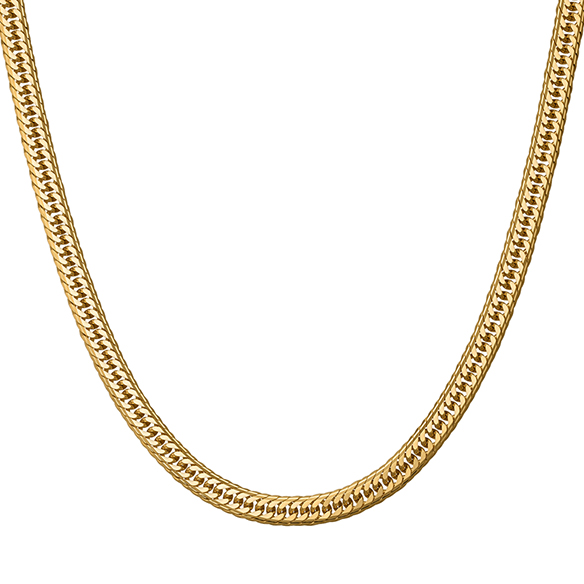 K18イエローゴールド キヘイネックレス（18面カットトリプル） 50g