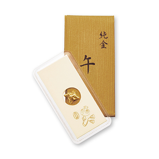 純金 懐中お守り 「午」 | 高品質 金・プラチナ