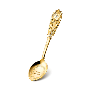 刻印無料】K18 バースレコードスプーン | 高品質 金・プラチナ