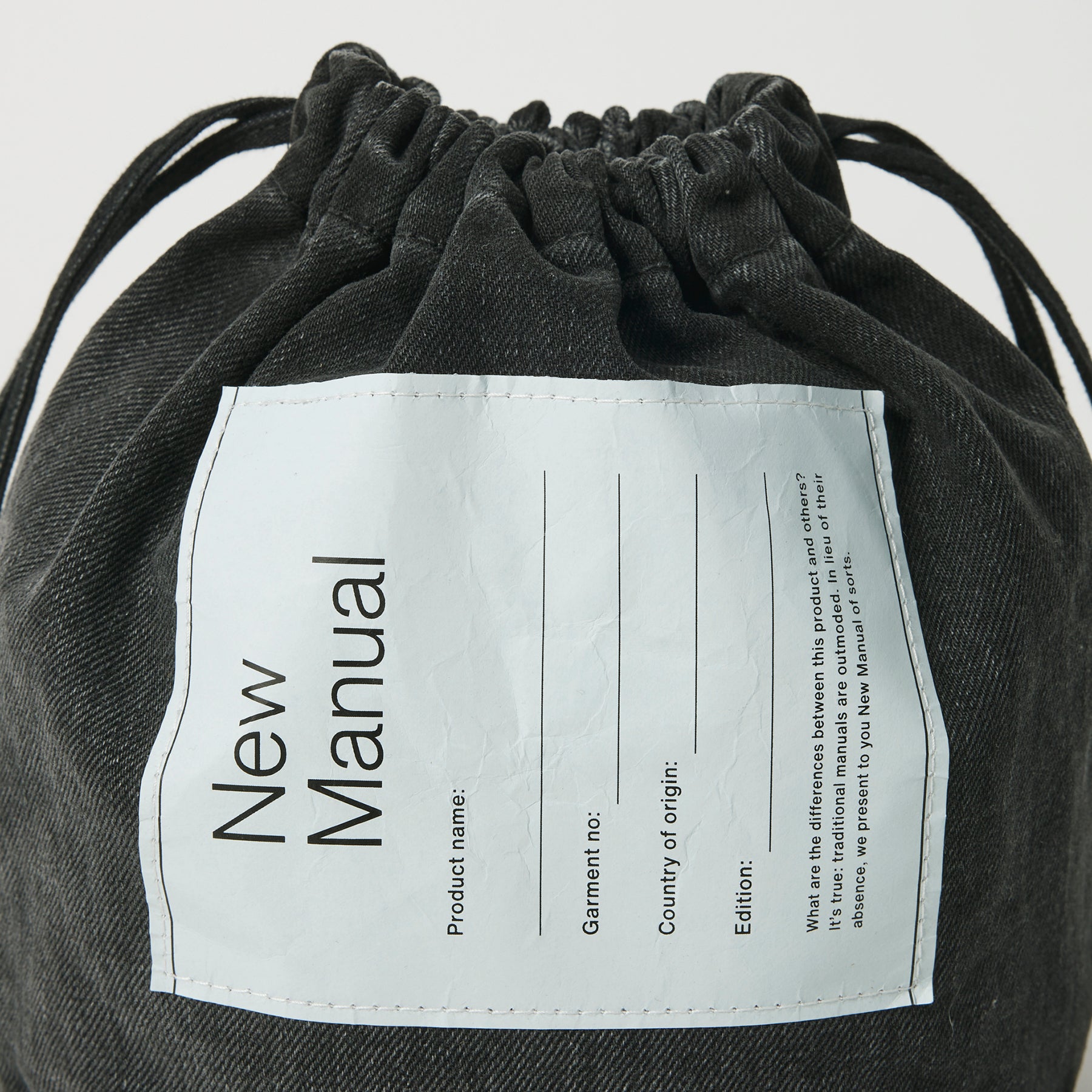 ニューマニュアル】U.S.M PERSONAL EFECTS DENIM BAG GQ SHOP EXCLUSIVE Ⅱ