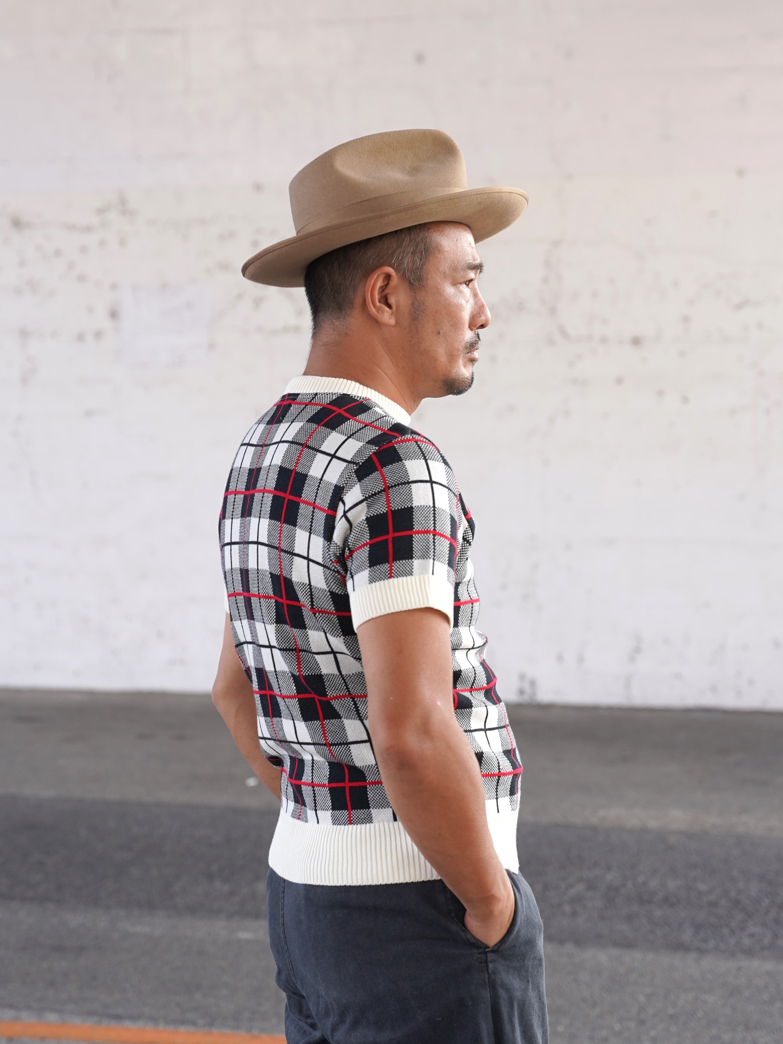 1940s Summer Knit / Check Pattern｜商品ページ – The GROOVIN HIGH