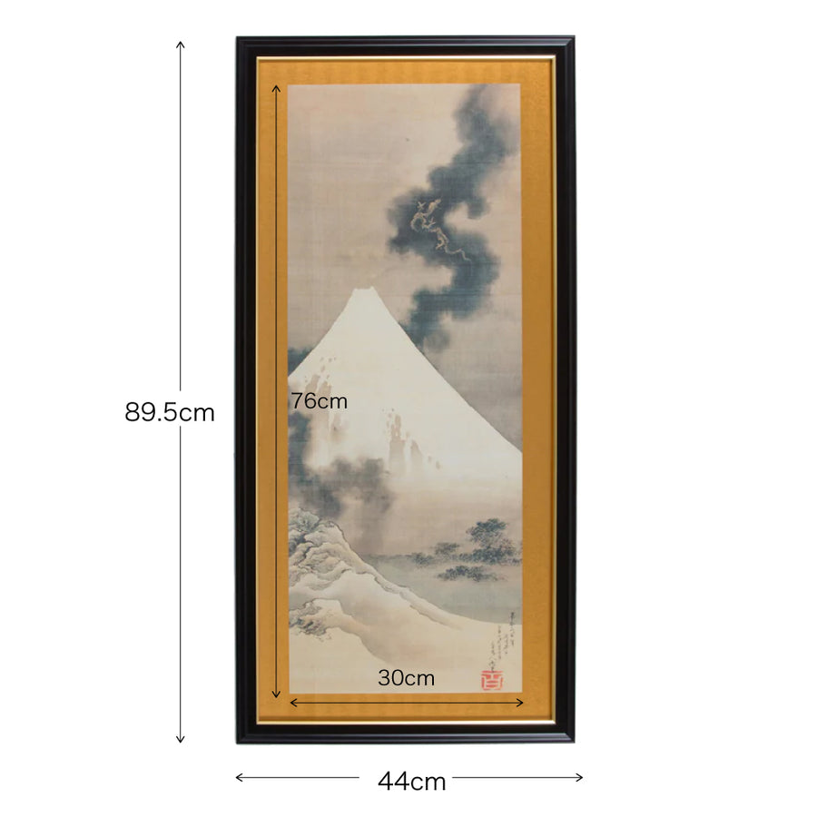 真作】/陽石/雲龍図/龍図/布袋屋掛軸HE-353 第36期