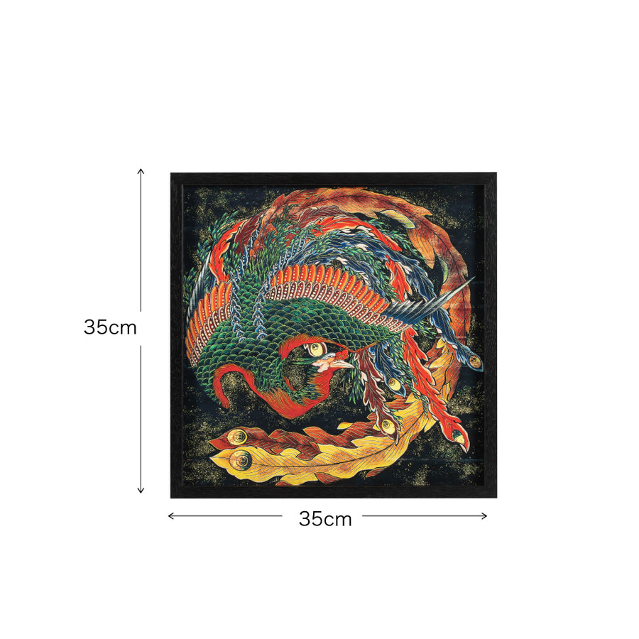 北斎館限定】インテリアアート「鳳凰図（ほうおうず）」 – Shop of