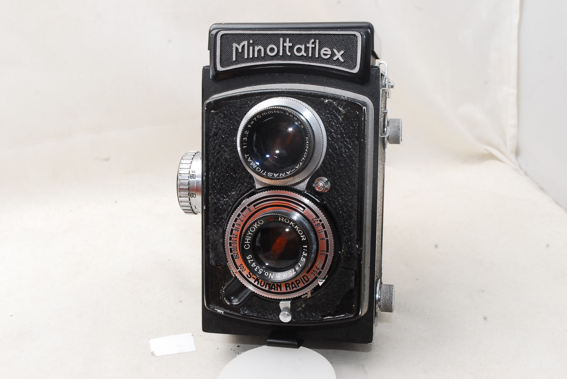 Minoltaflex II 6×6 TLR Film Camera Chiyoko Rokkor 75mm F3.5 Lens