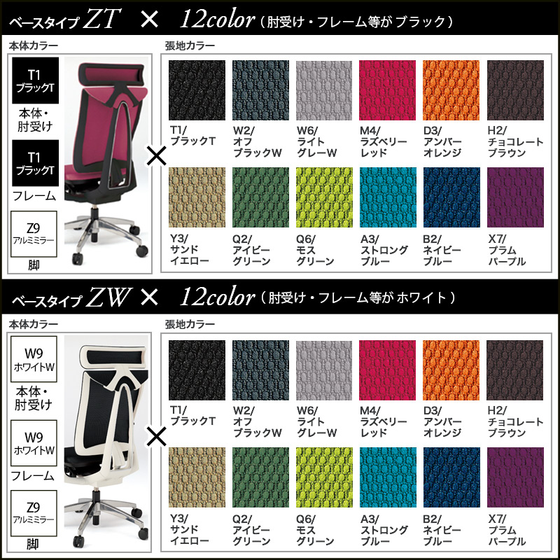 セレーオ チェア エクストラハイバック 可動肘 KF-527GS-ZTY3