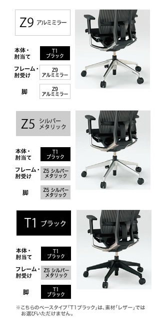 スピーナチェア 背エラストマー KE-750GVHZ9T1T1｜オフィスチェア