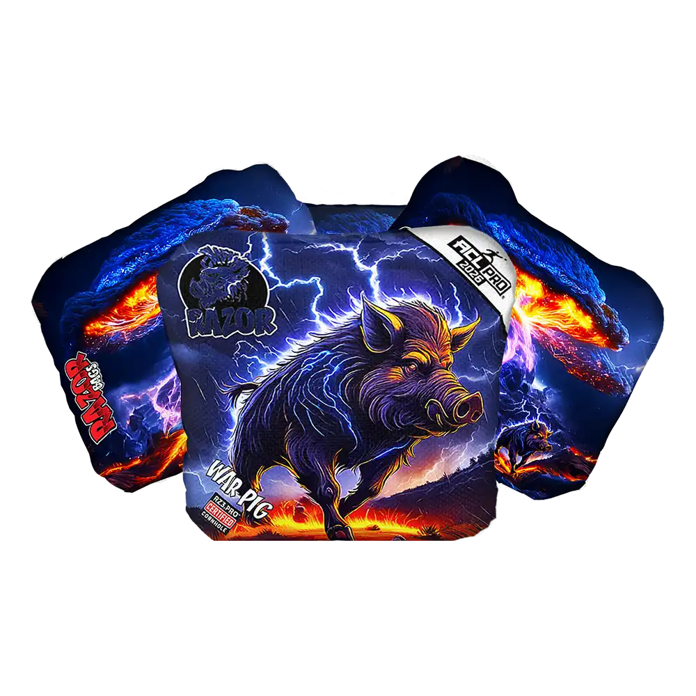 War Pig PRO | Lightning Pig | ACL PRO Razor Cornhole Bags