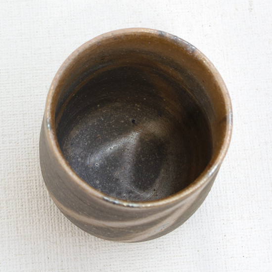 和雑貨 四季彩堂 オンラインショップ / 備前焼 金彩湯呑