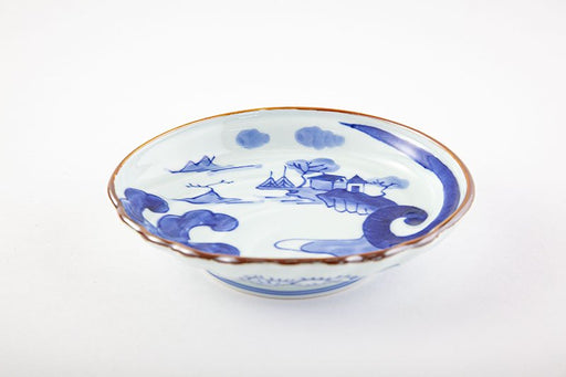 染付山水鮑型銘々皿｜有田焼なら賞美堂本店オンラインショップ