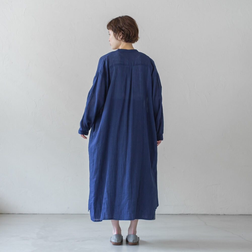 スタンドカラーシャツワンピース - 【シサム工房 公式OnlineStore