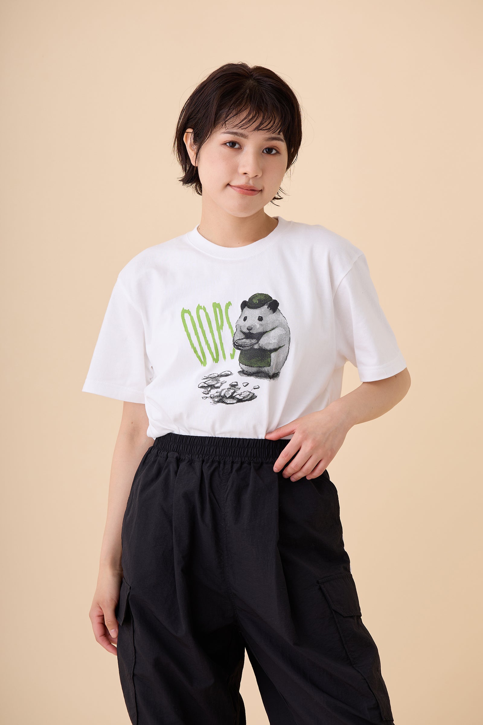 助六の日常 Tシャツ OOPS ホワイトのページ