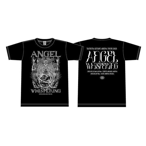 ANGEL WHISPERING Tシャツ クロ – Tatsuya Kitani ONLINE STORE