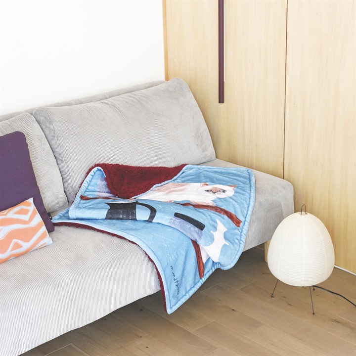 松尾ミユキ】Boa Blanket 裏ボアブランケット｜てんとてん｜インテリア