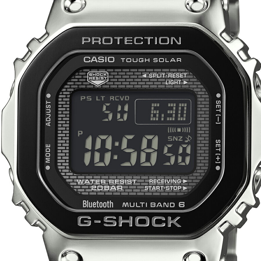 G-SHOCK フルメタル ブラックベゼル GMW-B5000BT-1JF メンズ 電波