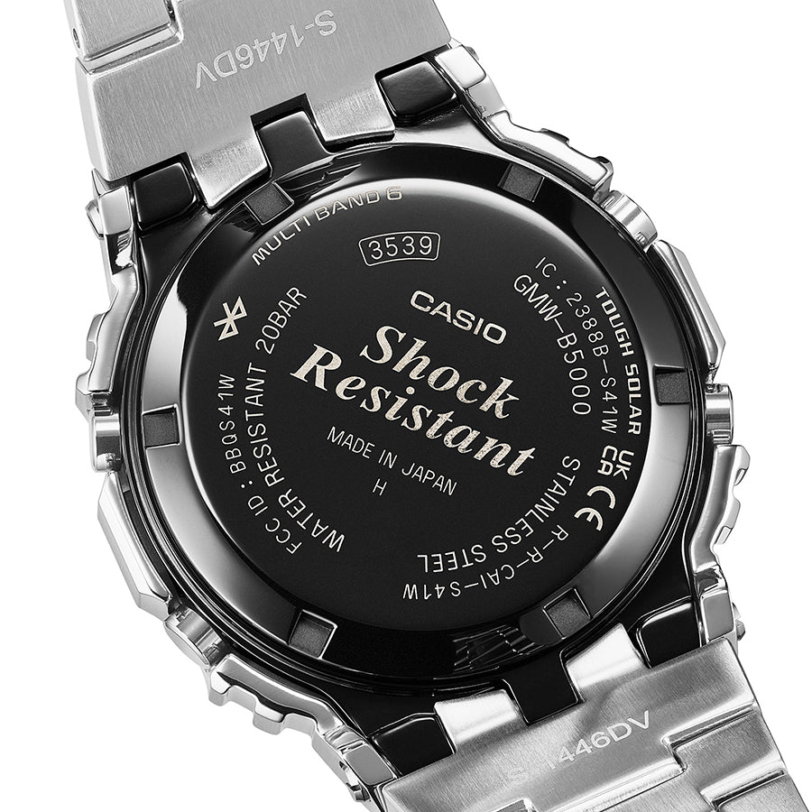 G-SHOCK フルメタル ブラックベゼル GMW-B5000BT-1JF メンズ 電波