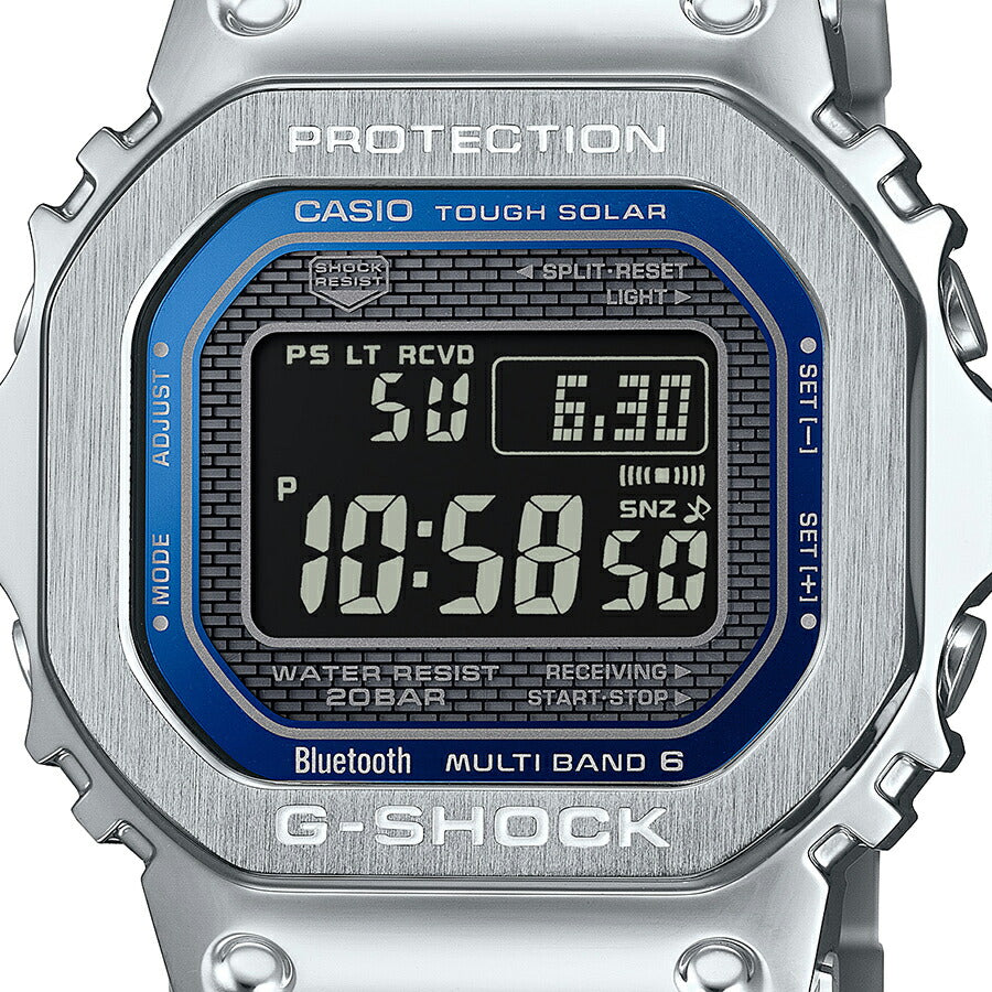 G-SHOCK フルメタル ブルーアクセント GMW-B5000D-2JF メンズ 電波