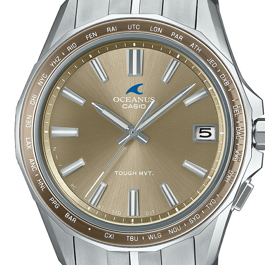 オシアナス Manta マンタ ペアモデル ペールベージュ OCW-S400A-5AJF