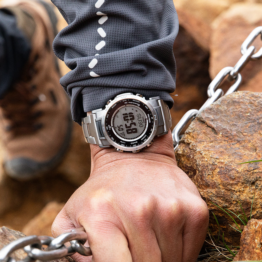 プロトレック クライマーライン 蓄光LCDダイヤル PRW-35TLD-7JF メンズ