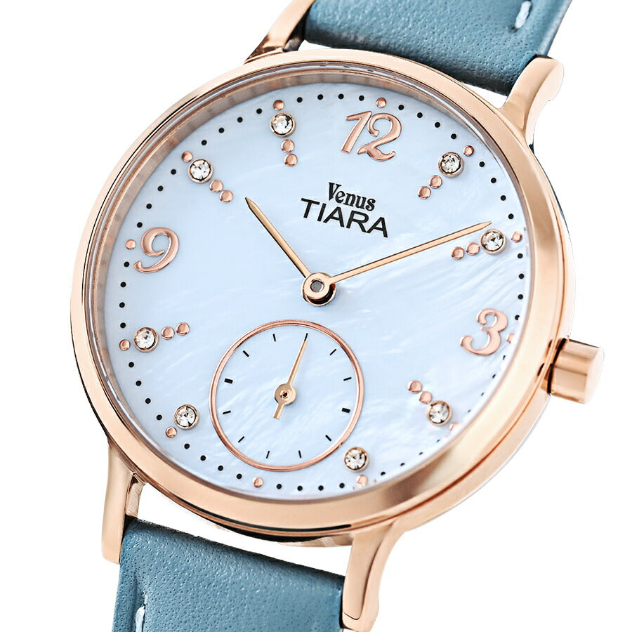 ヴィーナスティアラ スモールセコンド VT108-LB レディース クオーツ