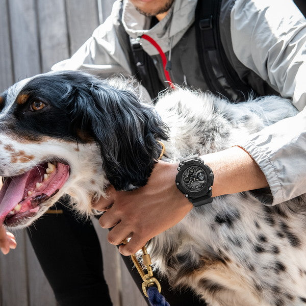 G-SHOCK GA-2200BB-1AJF メンズ 電池式 アナデジ 樹脂バンド ブラック