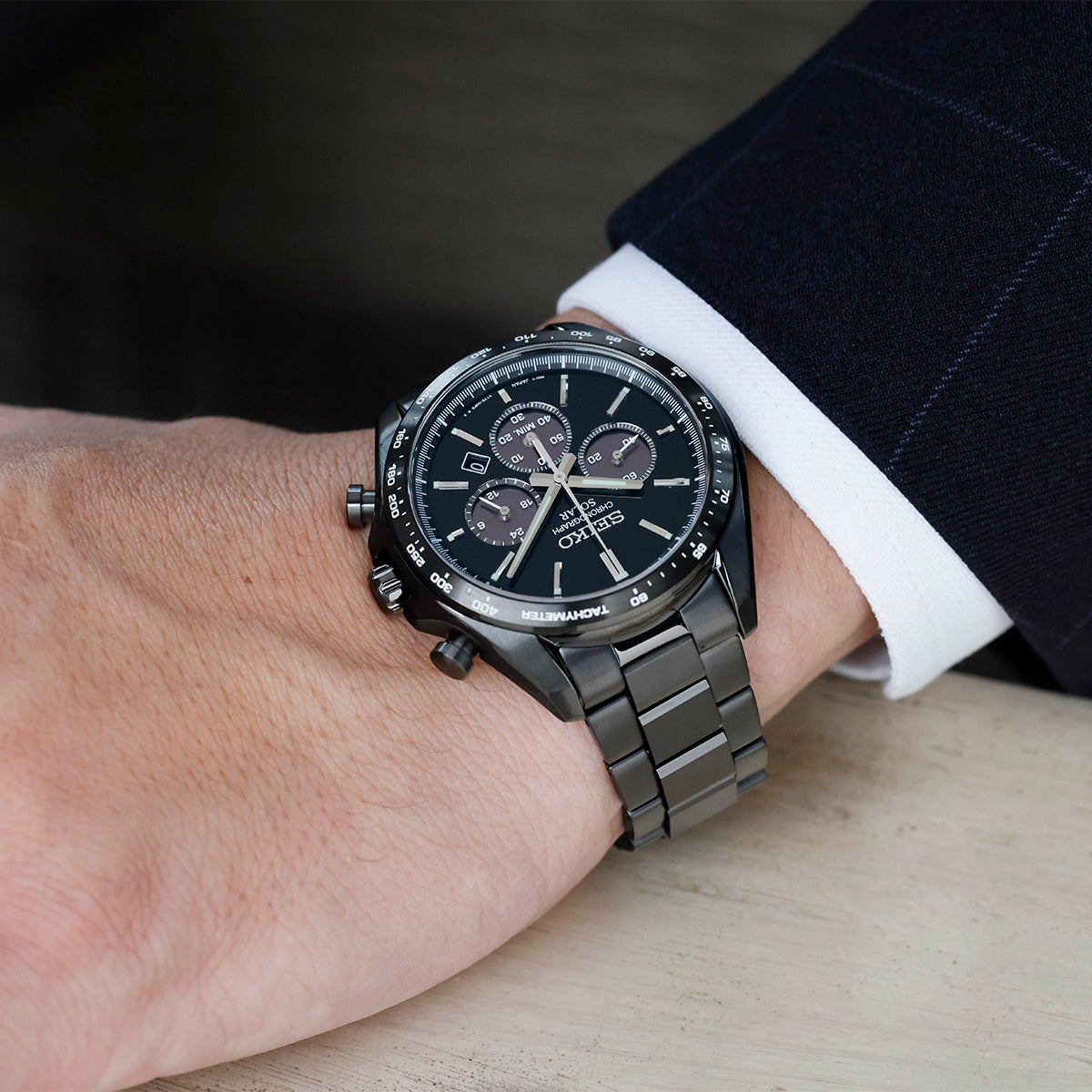 セイコー セレクション Sシリーズ SBPY169 メンズ ソーラー クロノ