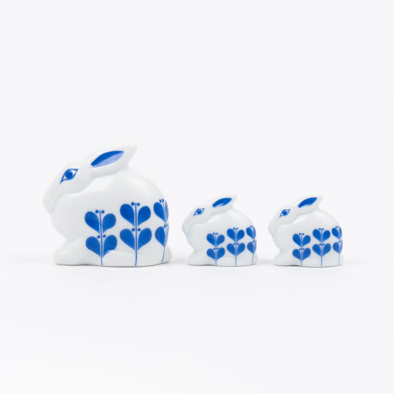 リサラーソン｜ひかりのうさぎおやこセット（あおい）