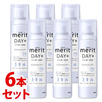 セット販売》 花王 メリットDAY+ ドライシャンプー (130g)×6本セット