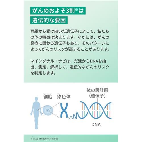 マイシグナル ナビ 遺伝子検査 だ液検査 早期発見 大腸がん すい臓がん