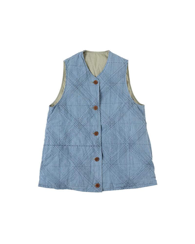 KORA DOWN VEST SASHIKO | Visvim Official North American Web Store