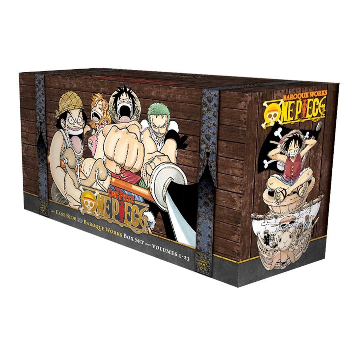 One Piece Box Set 1: East Blue and Baroque Works: Volumes 1-23 with Pr