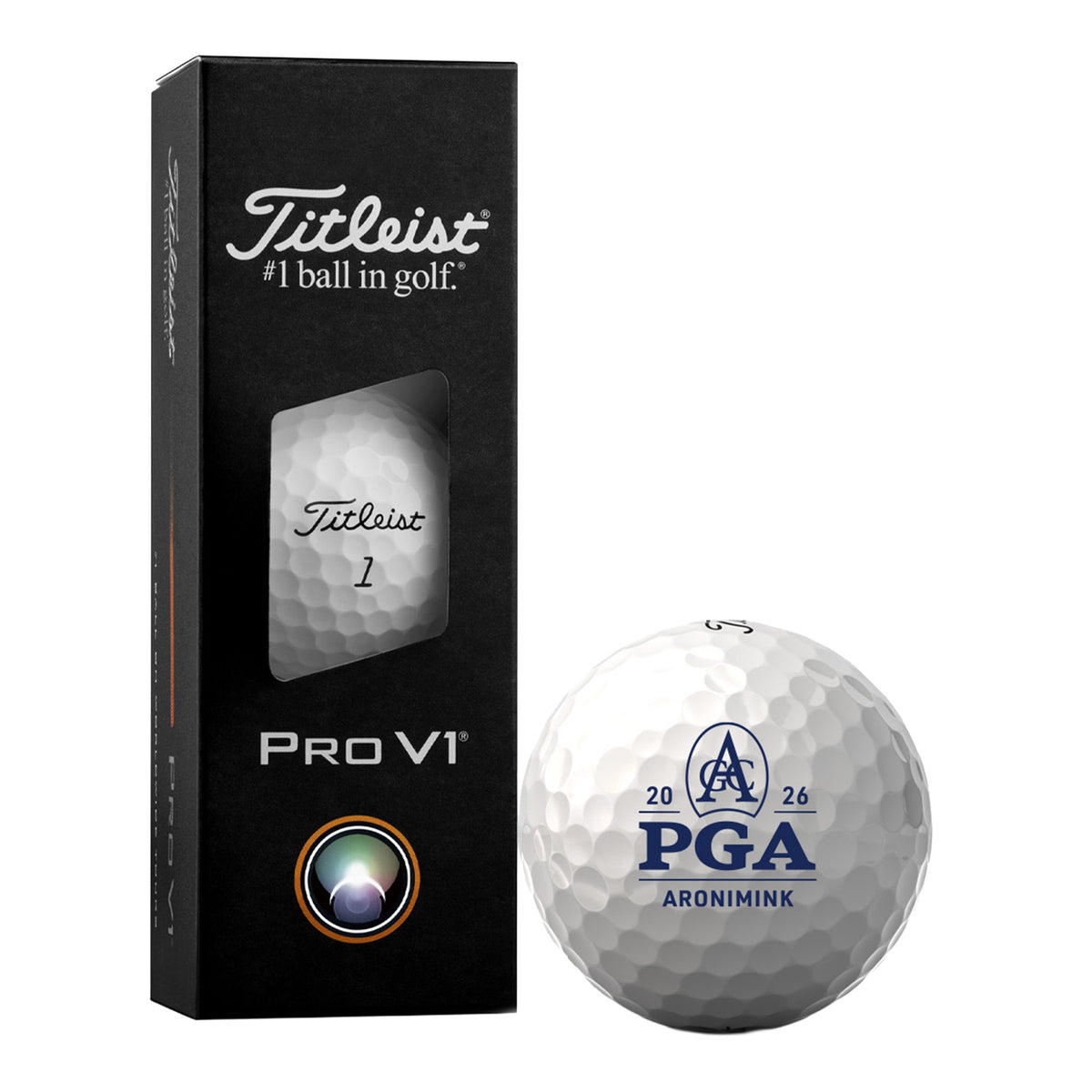 Titleist 2026 PGA Championship ProV1 3pk Sleeve of Golf Balls