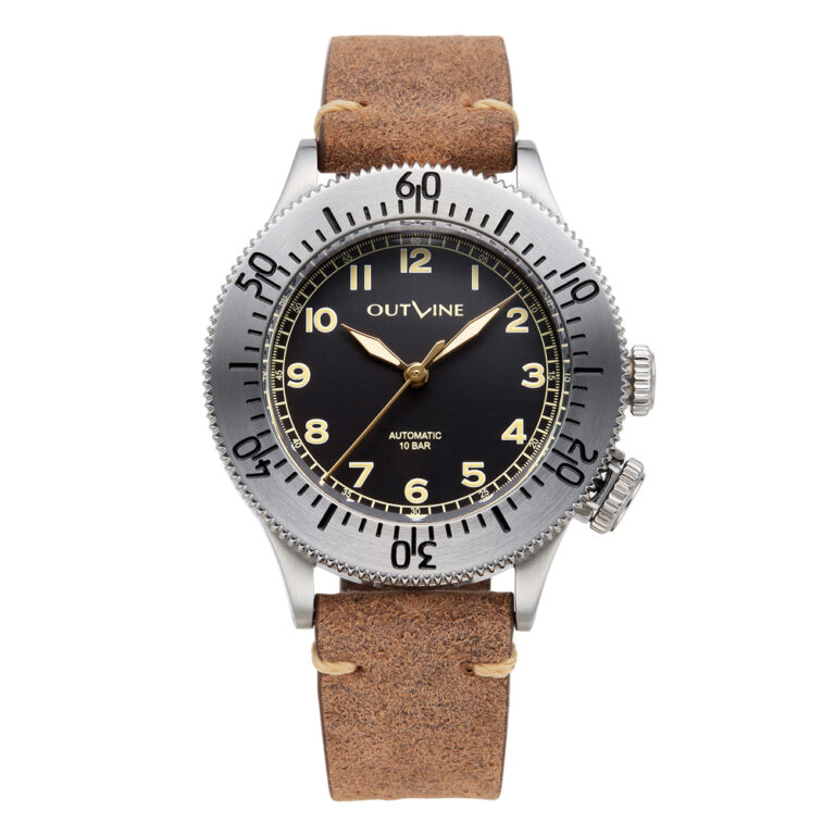 アウトライン・セコンドセッティング（ブラック）Cal.Miyota9039