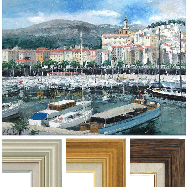 楽天市場】油彩画 F6号 広瀬和之 「地中海」 真筆 額入り 額装絵画