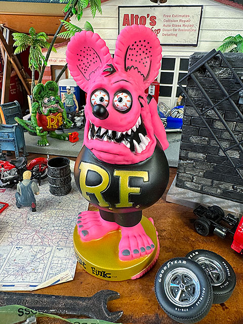 楽天市場】ファンコ ラットフィンク ボビングヘッド （オレンジ