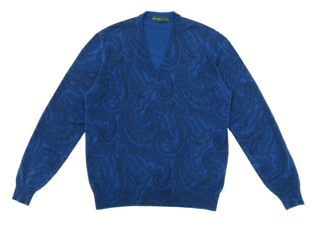 楽天市場】ETRO メンズ Vネックセーター ニットトップス オレンジ