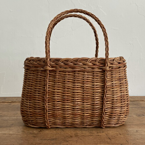 楽天市場】松野屋 あけび グニ手角型2本手 かごバッグ 青森県の 良質