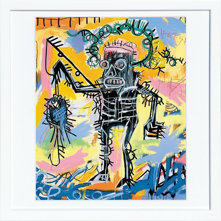 楽天市場】バスキア絵画 ポスター アートパネル アートポスター ポップ