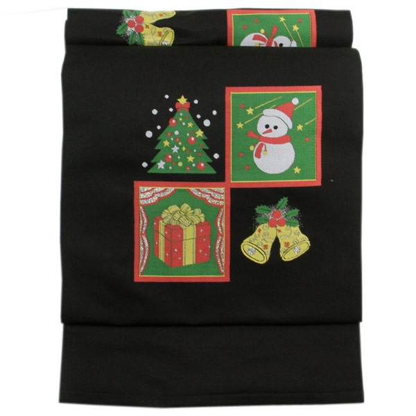 楽天市場】クリスマス ツリー柄の名古屋帯♪【2362大光(株)謹製