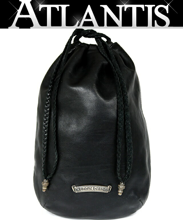 楽天市場】CHROME HEARTS クロムハーツ 巾着 レザーポーチ 革袋 保管袋