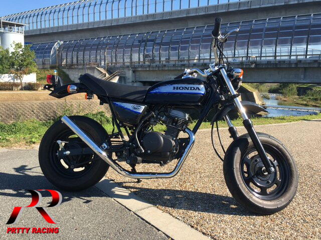 楽天市場】HONDA エイプ100 APE （PRETTYショート管） 黒 マフラー
