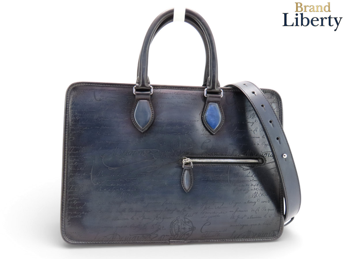 楽天市場】【未使用】ベルルッティ Berluti アンジュール レザー 2WAY