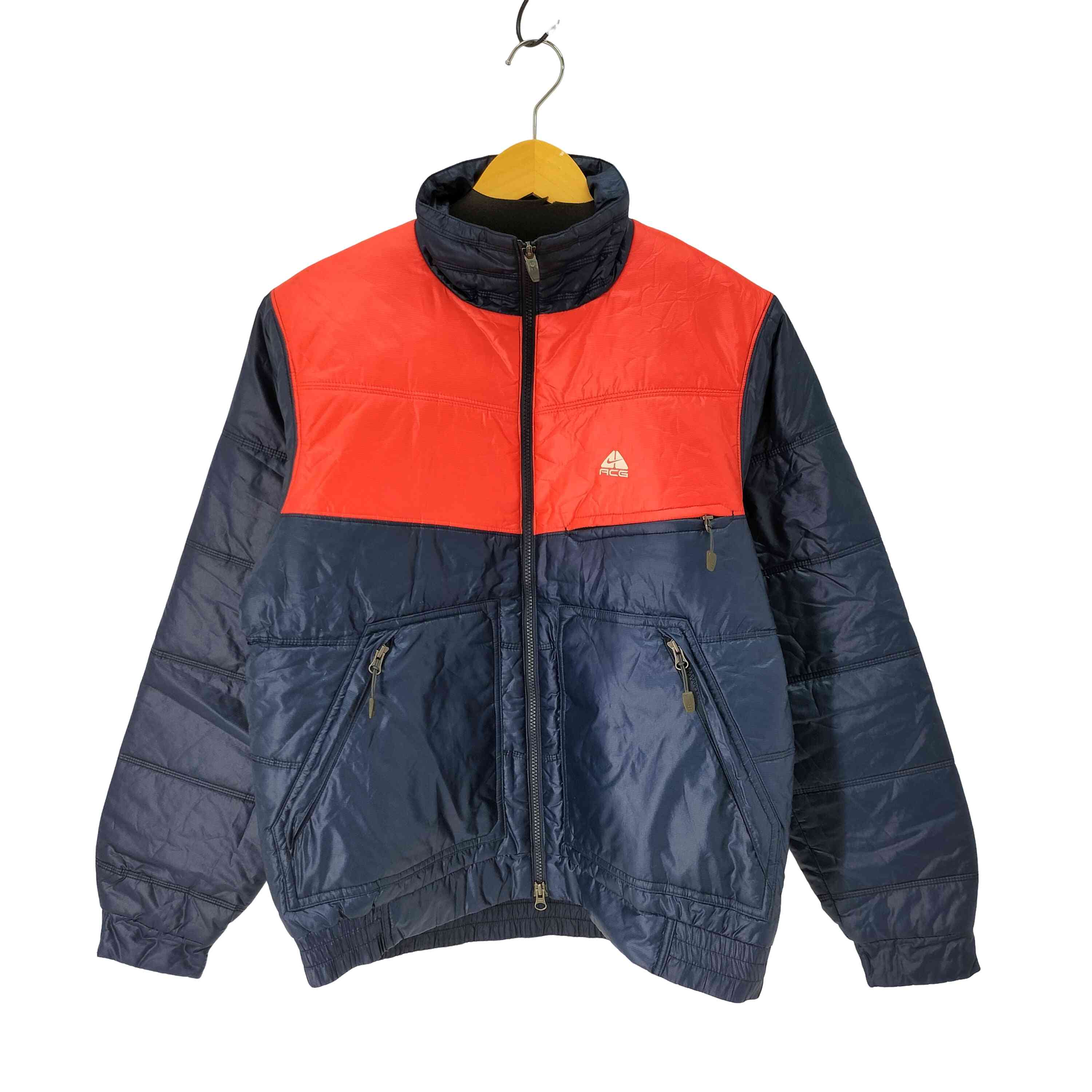 楽天市場】レア NIKE ACG 中綿ナイロンジャケット L 黒×グレー 迷彩